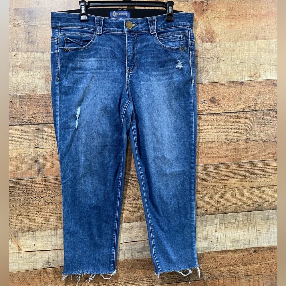 Democracy Ab Solution Cropped Capris Jeans Size 14